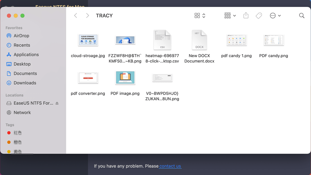 Daten auf dem NTFS-Gerät überprüfen und lesen und so weiter